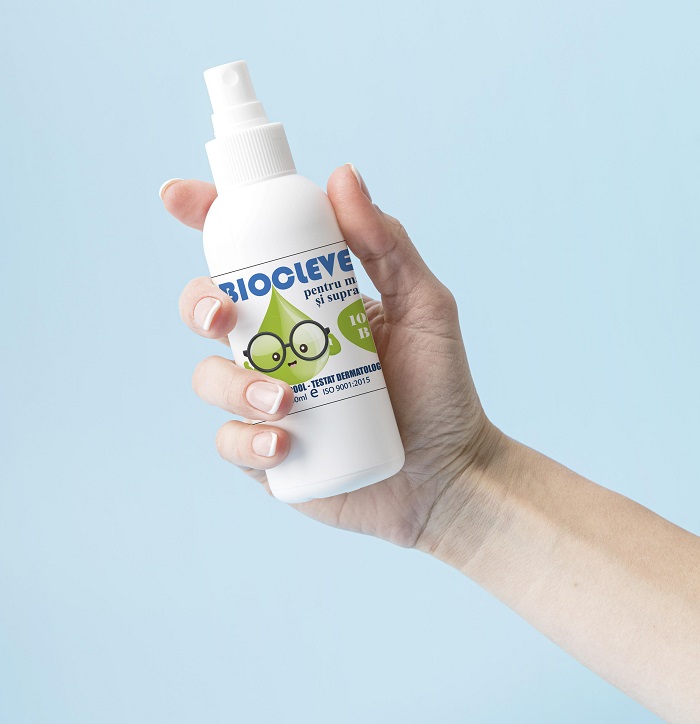 Bioclever – creare design eticheta igienizant
